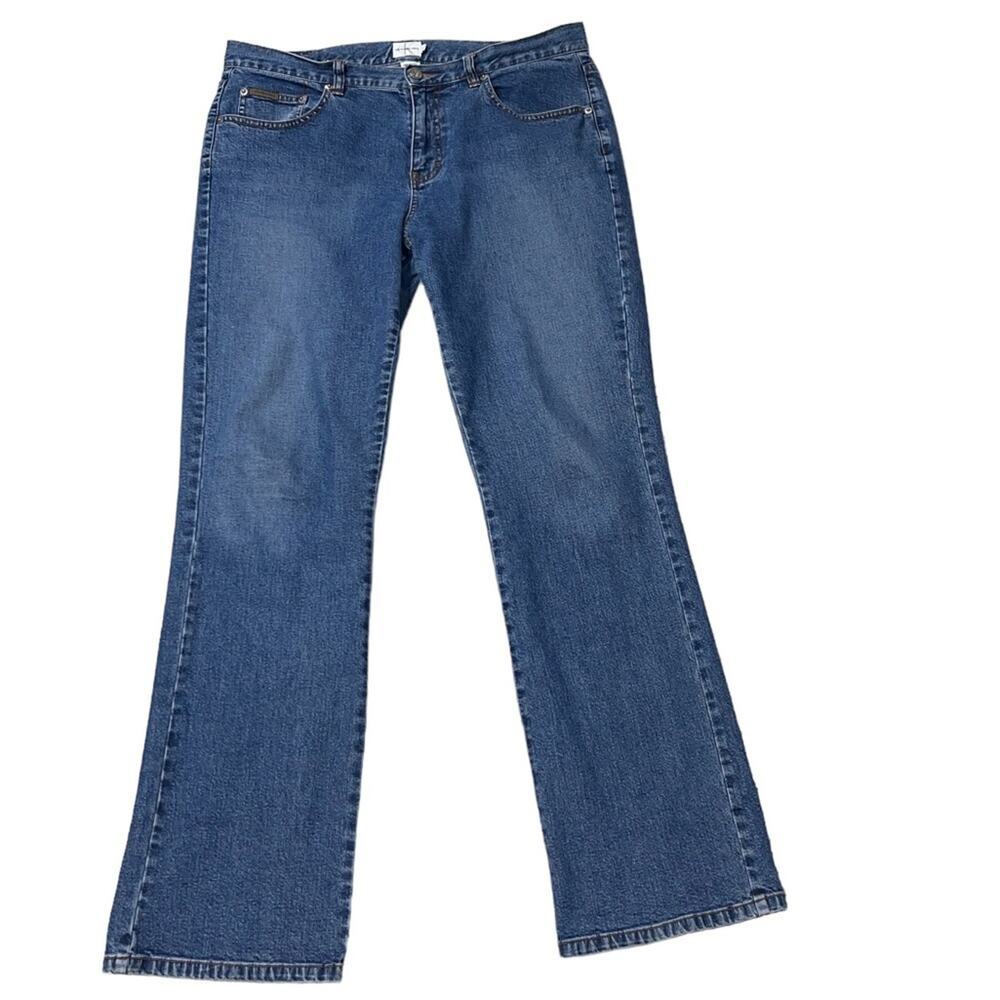 Vintage90s Calvin Klein High Waist Straight Leg Mom Jeans Blue Size 12